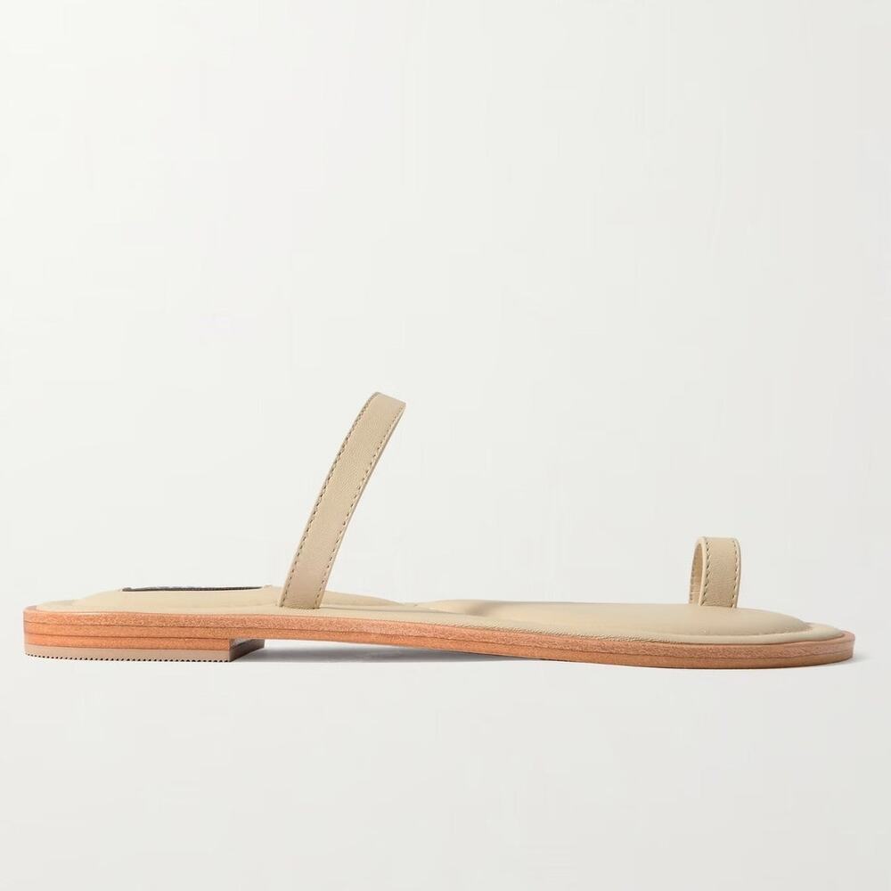 A.EMERY Turi Leather Sandals Cream - IT 39/US 9